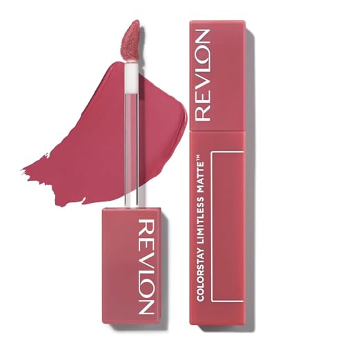Image of REVLON Colorstay Limitless Matte Liquid Lipstick for woman, Waterproof, Long-Lasting, 100% Vegan, Lightweight, No-Budge Matte, Manifest - (006)