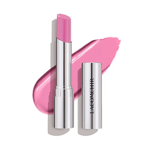 Lacomchir Moisturizing Shine Lipstick Creamy Finish Hydrating High Pigment Lip Makeup With Rose Oil Cruelty Free Oil Free Gluten Free -03 Rose Pink #TOP3