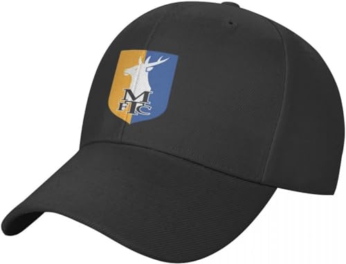 CAPHATMC Baseball Cap Hip hop Sun Hat Best Club Mansfield Town FC Design Baseball Cap for Men and Women Outdoor Adjustable Casual Beanie Sports Cap Birthday Gift for Men Women