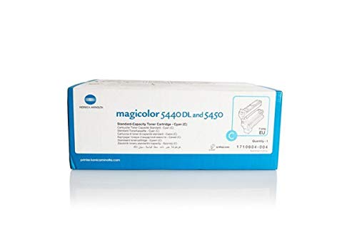 Toner cyan Konica Minolta Magicolor 5440 cartouche originale pour imprimante laser de bureau