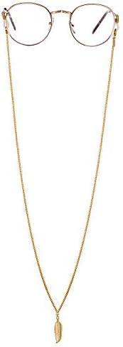AllenCOCO Glasses Chain, Eyeglass Strap For Women Sunglasses - 14K Gold Eyeglasses Chain, Eye Glasses Holders Around Neck