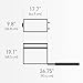 simplehuman 30 Liter / 8 Gallon Under Counter Kitchen Cabinet Pull-Out Trash Can, Heavy-Duty Steel Frame