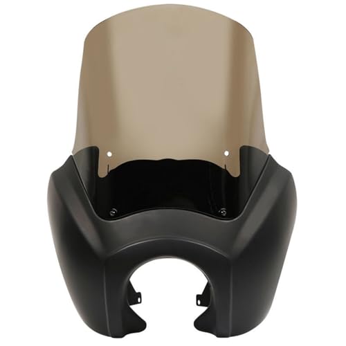 Carénage de phare avant moto pare-brise 15 pouces réduit le vent pour Fat Street Bob