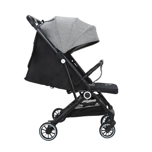 Maxi Baby Carrinho de Bebê Passeio Vira Berço COMPASS (Cinza)