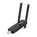 Produktbild LIGHTOP WLAN Stick Dualband 5G Wireless USB WiFi Dongle WiFi Adapter 802.11n/g/b/a/ac 600Mbit/s mit Abnehmbarer 5dBi Antenne für Windows 10/8.1/8/7/XP/VISTA, Mac OS X