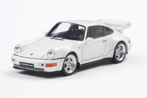 Modelo a escala 1:43 Porsche 911 RS 3.8 blanco 1994