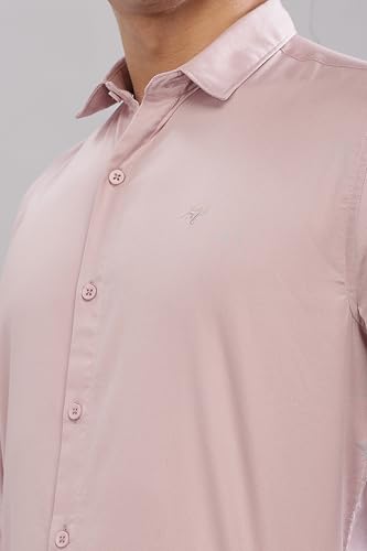 Image of Men's Cotton Lycra Slim Fit Shirt with Full Sleeves