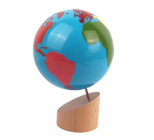 BANGYUD Materiales Montessori de Globo, Ciencia y Geografía Cultural, Ayudas Didácticas para la Educación Temprana,Vistoso