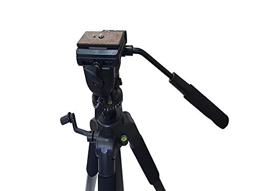 Tripe Profissional Cabeça Semi Hidráulica Com Altura Ajustável 138CM-170CM para Câmera Fotográfica e