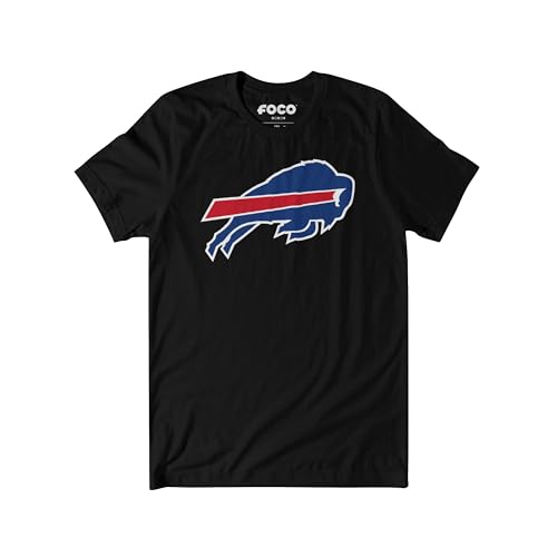 Image of FOCO Men's NFL Team Primary Logo Black Short Sleeve T-Shirt