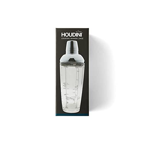Houdini 24oz Glass Cocktail Shaker, Includes Six Recipes - Thumbnail 6