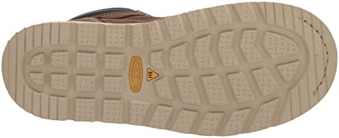 KEEN Utility Men's Cincinnati 6" Leather Soft Toe Work Boots, Belgian/Sandshell, 8 | Image 3