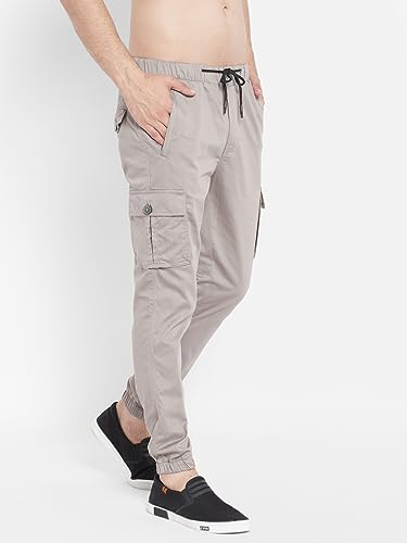 Image of SAPPER Men's Slim Fit Cotton Joggers