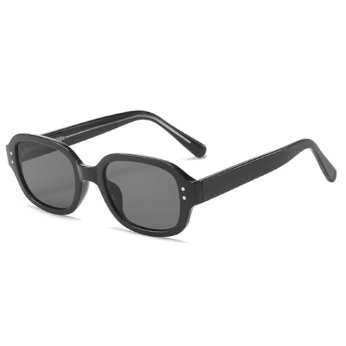 Lunettes de soleil vintage carrées punk UV400 rivets tendance accessoire mode homme et femme