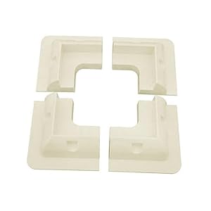 BESTonZON 4-teilige Solarpanel Montagehalterungen Dachhalterungen