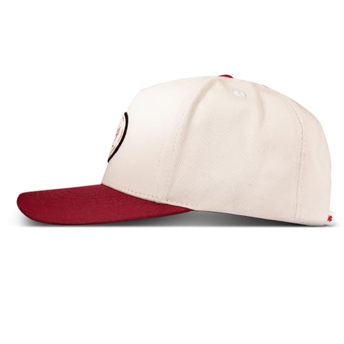Image of Lucky Brand Snapback Hat | Adjustable | Baseball Cap | Retro | American Heritage | 5 Panel Design | Cotton Canvas