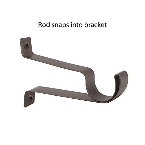 Decopolitan 30409-Bz72 Ball Single Telescoping Drapery Rod Set, Long, Bronze, 72 To 144-Inch #TOP4