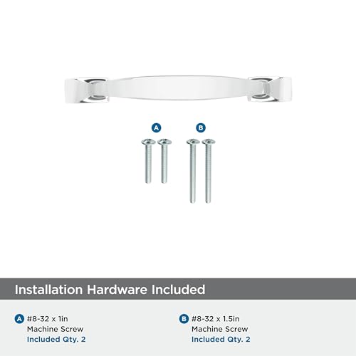 Amerock | Cabinet Pull | Polished Chrome | 3 inch (76 mm) Center to Center | Highland Ridge | 1 Pack | Drawer Pull | Drawer Handle | Cabinet Hardware by Amerock - Image 5