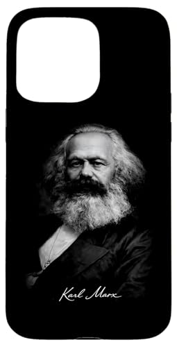 Karl Marx Portrait Socialisme Théorie Politique Icône Coque pour iPhone 15 Pro Max