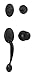 Weslock 02810-1S1FR2D Hillcrest EH with Salem Knob, Oil-Rubbed Bronze