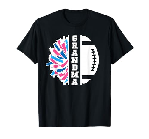 Football And Cheer Grandma Cheerleading And Football Grandma T-Shirt