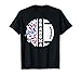 Football And Cheer Grandma Cheerleading And Football Grandma T-Shirt