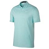 Nike Dry Fit Vapor Stripe Golf Polo 2019 Teal Tint Small