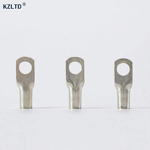 Davitu 20PCs/Lot Tinned Copper Cable Connectors Copper Lugs 16mm 5 AWG M6 Stud Anticorrosive Retail/Wholesale SC16-6
