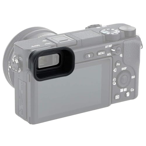 PROfezzion Visor Ocular Silicona Suave de Largo y Extendido para Sony Alpha A6600, A6500, A6400 Reemplazo Sony FDA-EP17