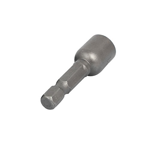Sourcingmap 40mm Long 8mm Inner Dia Metal Magnetic Socket Hex Nut Driver Adapter Bits 5pcs, 8mm x 40mm - Image 3