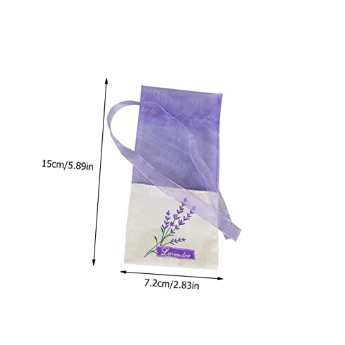 Bolsas de saco de lavanda Tofficu 22 piezas con lazos miniatura 2