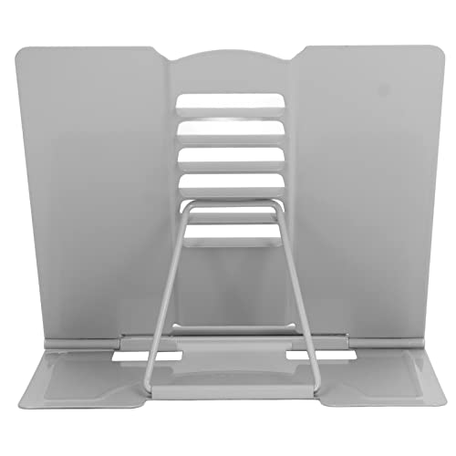 Support de livre réglable en métal gris pupitre de lecture pour table