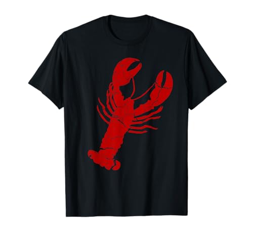 Vintage Lobster Print Shirt Red - Lobster T Shirt T-Shirt