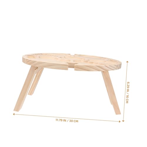 Table pliante bois camping et pique-nique kaki pour vos sorties nature et terrasses