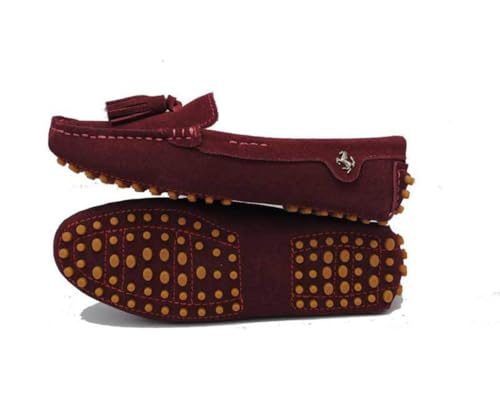 Chaussures de conduite en daim avec pompons pour vos loisirs - 2