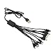 Cutwif 10 in 1 Multi Charging Cable, Universal Multiple Charging Cord Cable with 10 Ports for Cell Phones Speaker MP3 MP4 & More