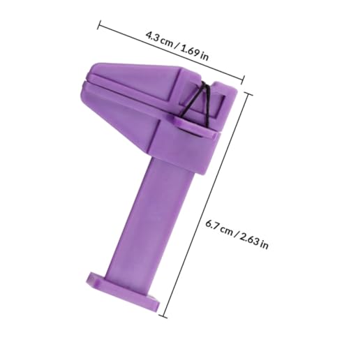PRETYZOOM 5pcs Pinzas para Extensión de Uñas miniatura 2