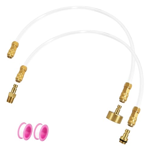 Seastar BayStar & Uflex Hydraulic Steering Bleed Kit -Leak-Proof & Quick Connection Marine Bleeder Tool for Outboard Inboard & Sterndrive Upgraded Cap Thread with Seal to Prevent Fluid Leaks