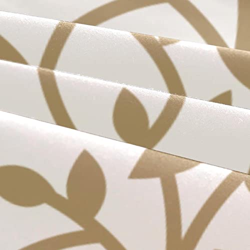 Housse de couette fleurie dorée pour en finir avec le linge de lit terne et rêche - 6
