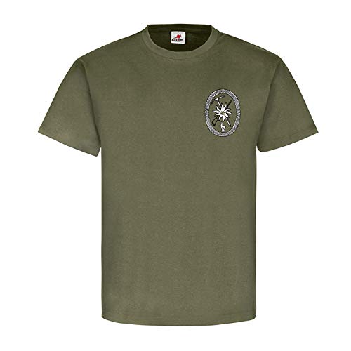 T-shirt inscription allemand Gebjg Edelweiss Gams vêtement vert taille L