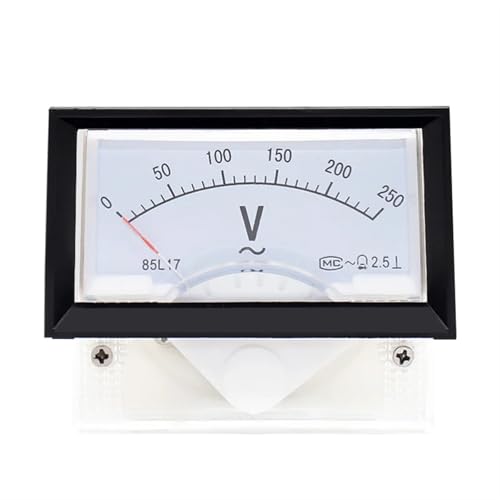 Cadran voltmètre analogique AC 30V lecture instantanée stable pour panneau de contrôle 70x40