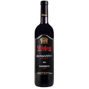 Mildiani Rotwein Napareuli 0,75L georgischer Wein trocken Saperavi