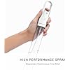 simplehuman Paper Towel Holder with Spray, All-in-One Countertop Paper Towel and Cleaner Dispenser, 6 oz Refillable Pump, One-Handed Tear, Weighted Base, White