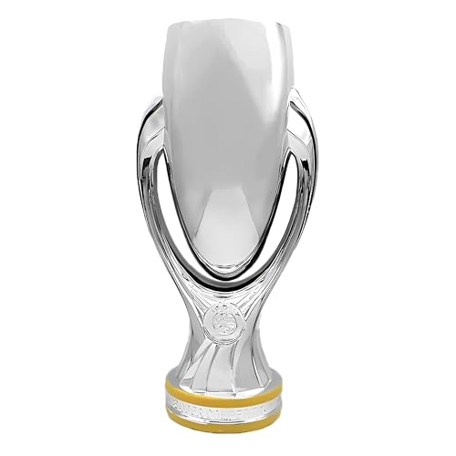 JHRFU Trophée des Champions De La Super Cup d'europe Trophées De League Supercup Objets De Collection pour Supporters De Football Décoration De Table pour La Maison Le Bar Ou Le Bureau,6.3inch/16cm