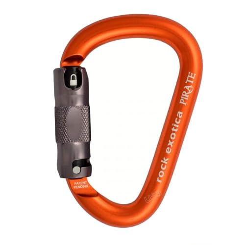 Rock Exotica Pirate | HMS Locking Carabiner - Heavy Duty Climbing Gear by Rock Exotica - Used condition - US$18.08