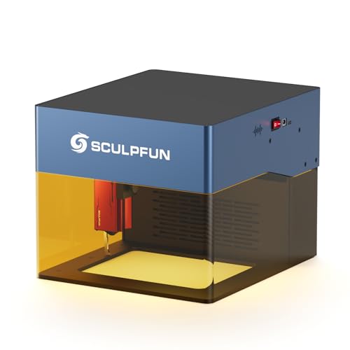 Laser ultra fine da 3 W: l'incisore laser iCube SCULPFUN utilizza un laser a diodi laser da 3 W. È dotato di una messa a fuoco laser ultra fine da 0,02 mm e dispone di funzioni di incisione ultra fini. L'incisione è ad alta risoluzione ed è adatta per incidere dettagli come i capelli. Può tagliare cartone colorato e creare lavori di cartone tridimensionali.