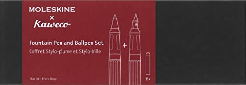 Moleskine x Kaweco Fountain Pen in ABS plastic With Gold-Plated Size M Nib and Refillable Ballpen for Writers Note-Takers - Image 3