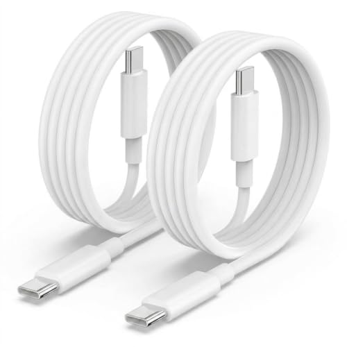 Nebite USB C to USB C Charger Cable 2Pack 1.8M iPhone Charger Cable 17/16/15 Fast Charging Lead Type C Charging Wire for iPhone 17/17Pro/17 Plus/17 Pro Max/16/15 iPad Pro/Air/Mini Mac