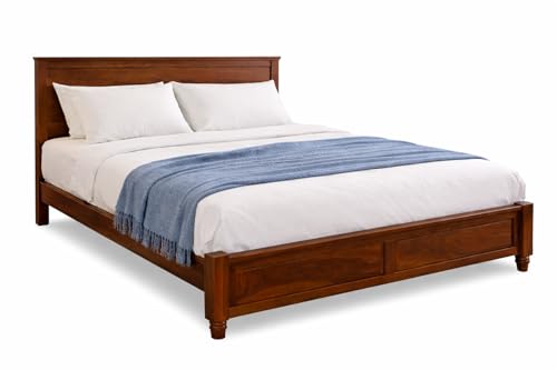 Image of Wudniture Solid Sheesham Wood King Size Bed | Strong & Durable Bed Cot, For Bedroom, 72 x 72 Inch Mattress, Mattress Not Included
