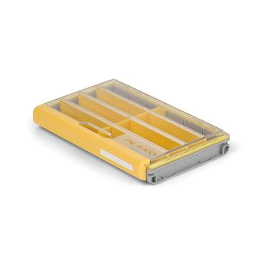 Plano EDGE Flex 3600 Tackle Storage, Includes 38 Flex Dividers, Gray and Yellow, Customizable Waterproof Tackle Box Organization, Rustrictor Rust-Resistant Technology